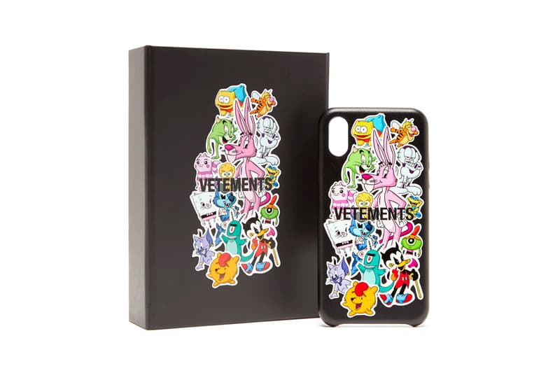 Vetements Monsters iPhone XS Case Release Black Cartoon Info Buy Price