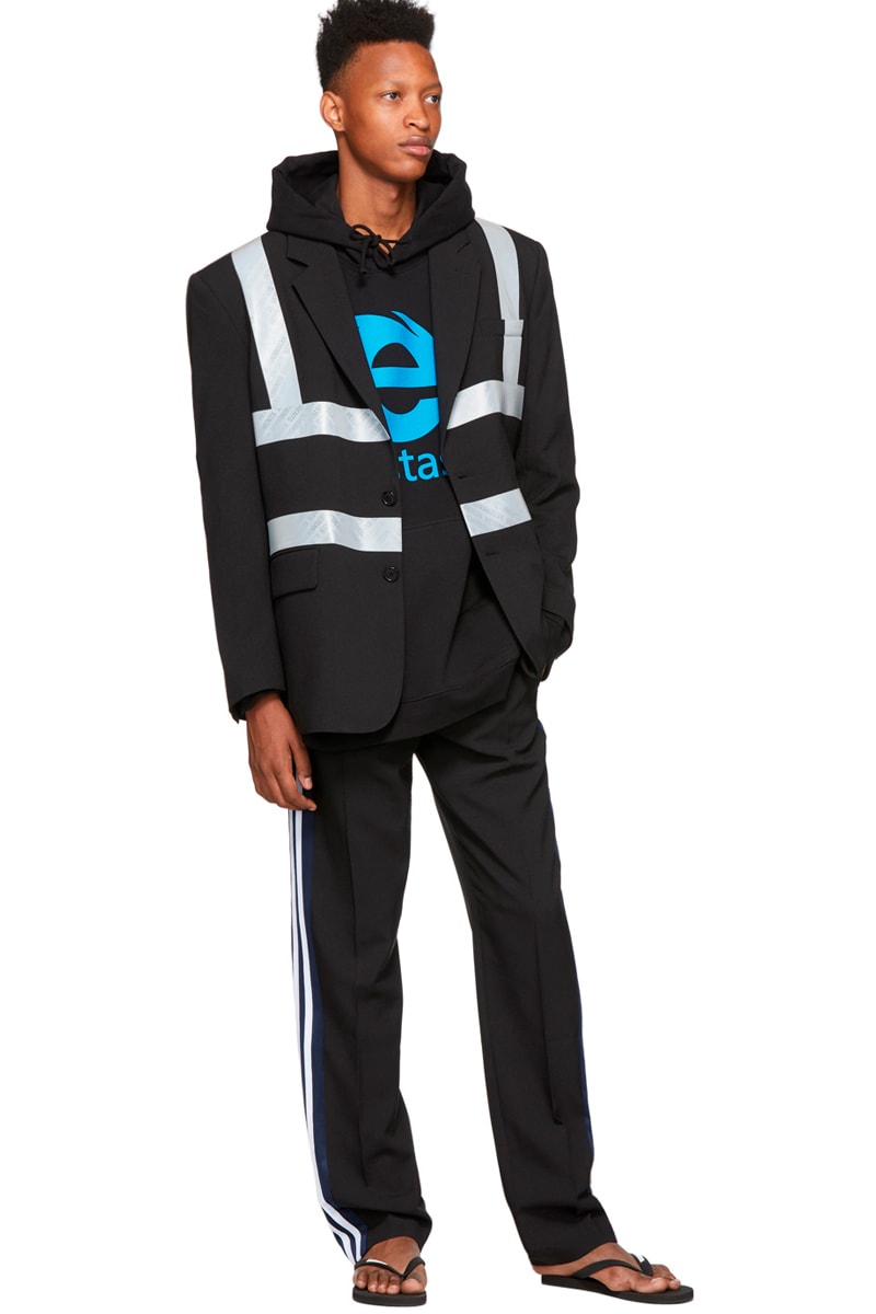 Vetements Oversized Ecstasy Hoodie Release Info Buy Black internet Explorer