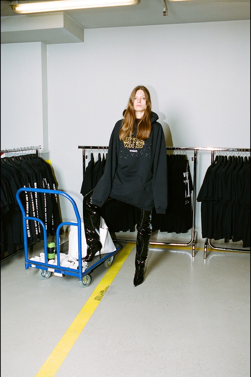 vetements star wars lookbook release information ssense buy cop purchase t-shirt hoodie dress heels the rise of skywalker