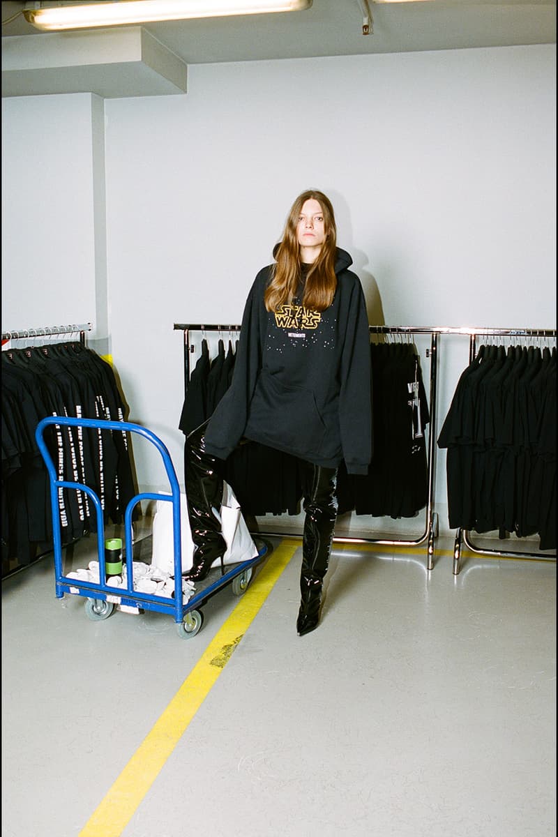 vetements star wars lookbook release information ssense buy cop purchase t-shirt hoodie dress heels the rise of skywalker