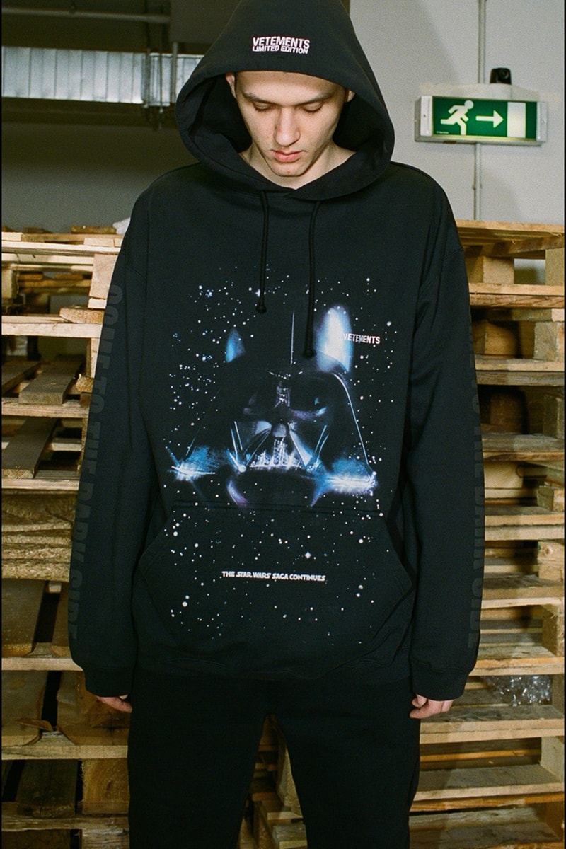 vetements star wars lookbook release information ssense buy cop purchase t-shirt hoodie dress heels the rise of skywalker