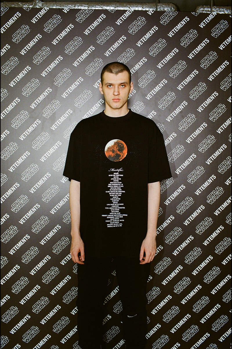 vetements star wars lookbook release information ssense buy cop purchase t-shirt hoodie dress heels the rise of skywalker