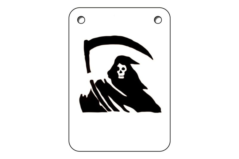 Virgil Abloh "Clear Art" Transparent Lithographic Prints Canary Yellow Felix the Cat Grim Reaper "Advertise Here"