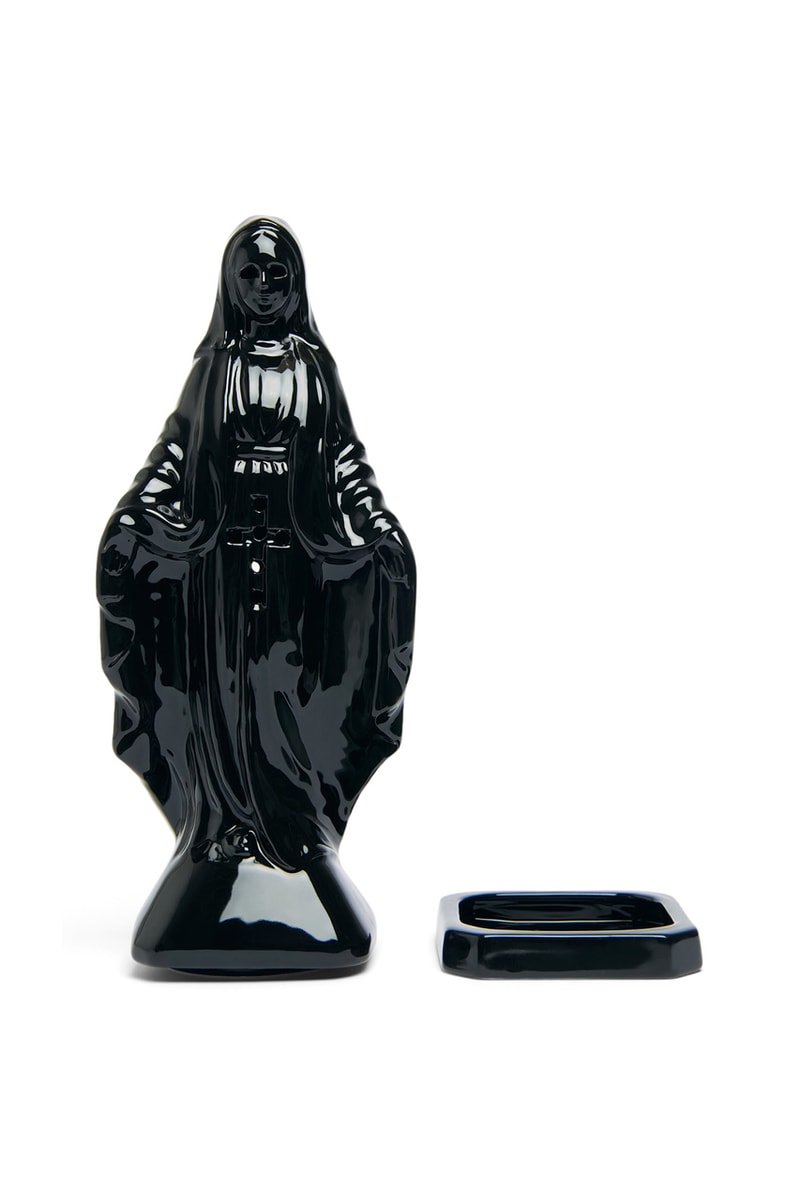 wacko maria maria incense burner black ceramic release virgin mary lady of guadalupe