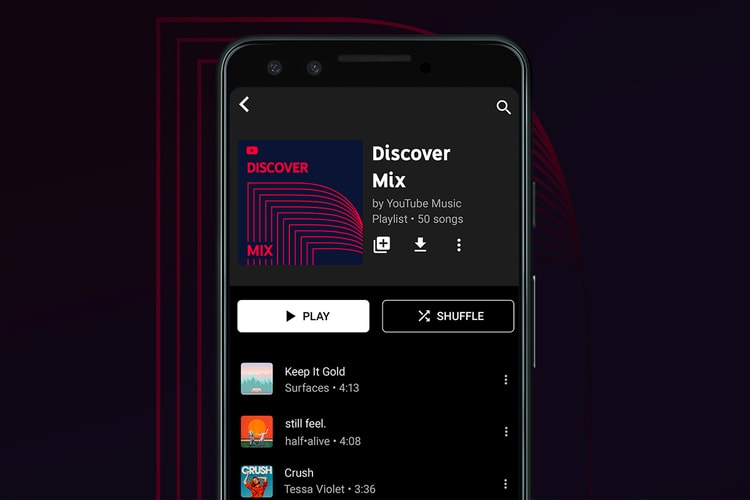 YouTube Music Launches Three Personalized Playlists