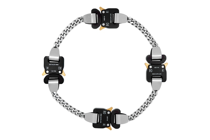 1017 ALYX 9SM Buckles 4 Ever Necklace Release Info Buy Price Black Silver Matthew M Williams