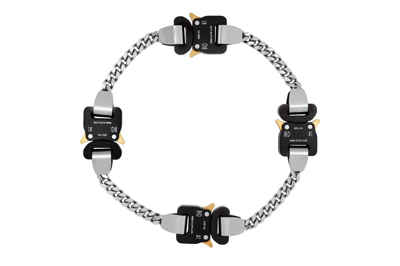 1017 ALYX 9SM Buckles 4 Ever Necklace Release Info Buy Price Black Silver Matthew M Williams