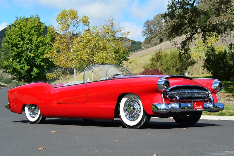 1954 Plymouth Belmont Concept Car at Mecum Auctions 1-of-1 Limited Edition Classic Sports Car Sales Closer Look Automotive History V8 Engine 1954 Chicago Auto Show 1954 New York Motorama