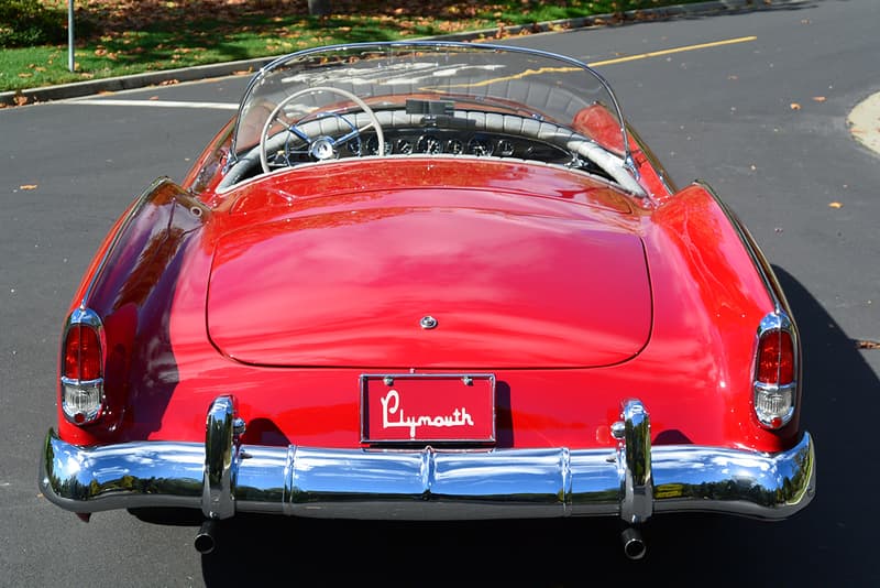 1954 Plymouth Belmont Concept Car at Mecum Auctions 1-of-1 Limited Edition Classic Sports Car Sales Closer Look Automotive History V8 Engine 1954 Chicago Auto Show 1954 New York Motorama