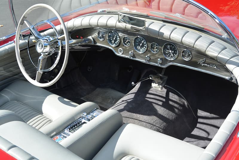 1954 Plymouth Belmont Concept Car at Mecum Auctions 1-of-1 Limited Edition Classic Sports Car Sales Closer Look Automotive History V8 Engine 1954 Chicago Auto Show 1954 New York Motorama