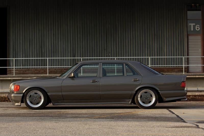 1989 Mercedes-Benz 560 SEL AMG RM Sotheby's "Youngtimer" Collection Auction Closer Look Classic German Automotive Merger Rare Merc Wide Body Japanese Import Luxury Saloon Power Performance Information Estimates