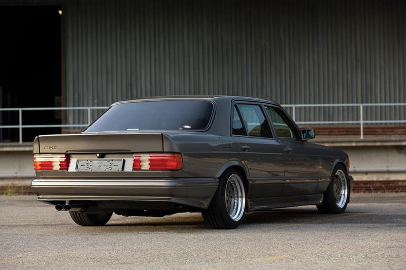 1989 Mercedes-Benz 560 SEL AMG RM Sotheby's "Youngtimer" Collection Auction Closer Look Classic German Automotive Merger Rare Merc Wide Body Japanese Import Luxury Saloon Power Performance Information Estimates