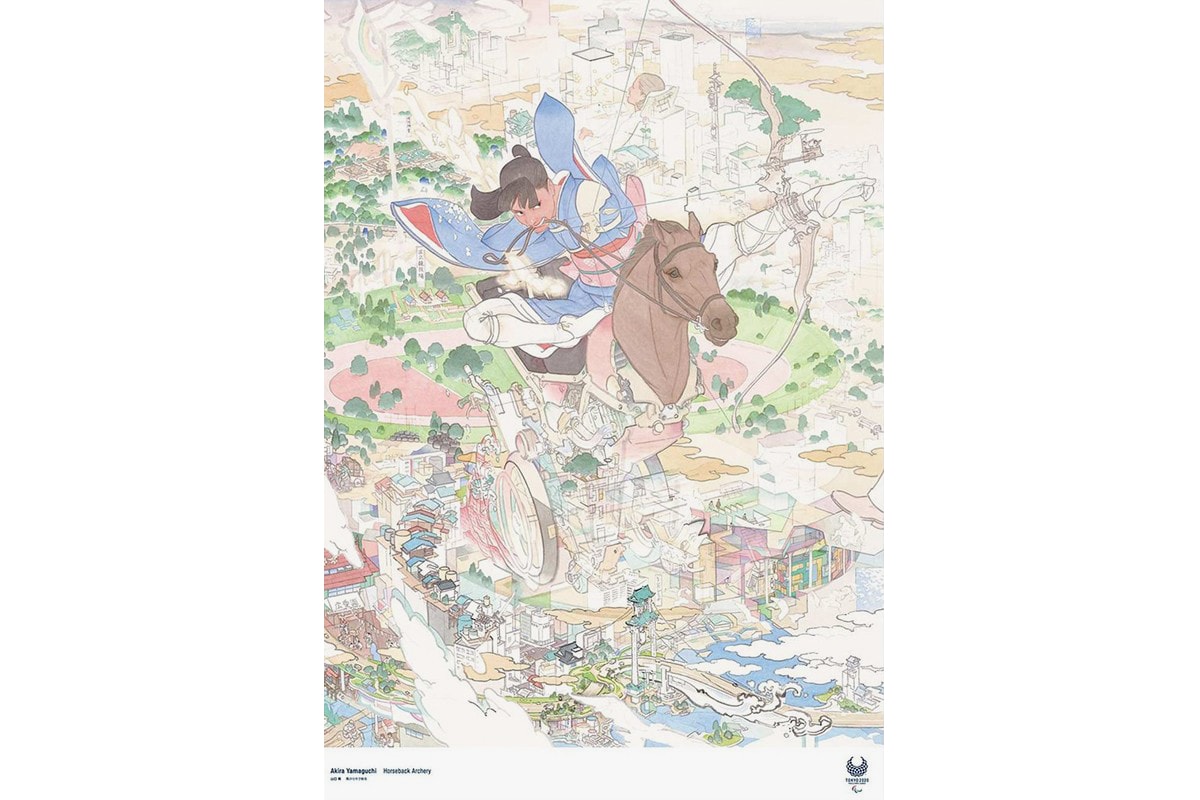 2020 Tokyo Oympics Official Art Posters Exhibition JoJo's Bizarre Adventure