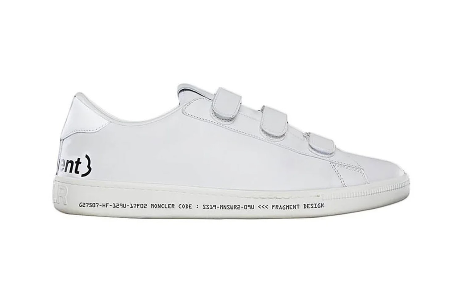 7 MONCLER FRAGMENT HIROSHI FUJIWARA Fitzroy Velcro Sneakers fragment design shoes footwear sneakers kicks Genius moncler 