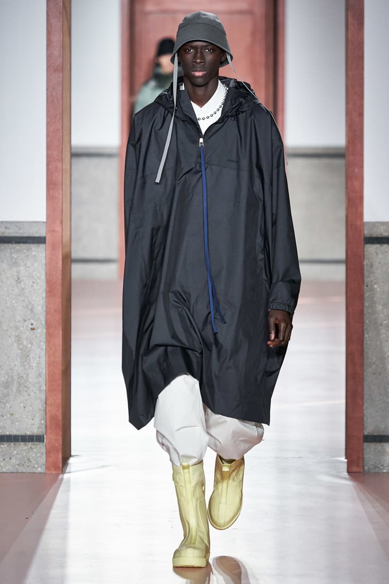 OAMC FW20 Paris Fashion Week Runway Show Backstage collection luke meier bts look behind the scenes menswear pfw oamc adidas