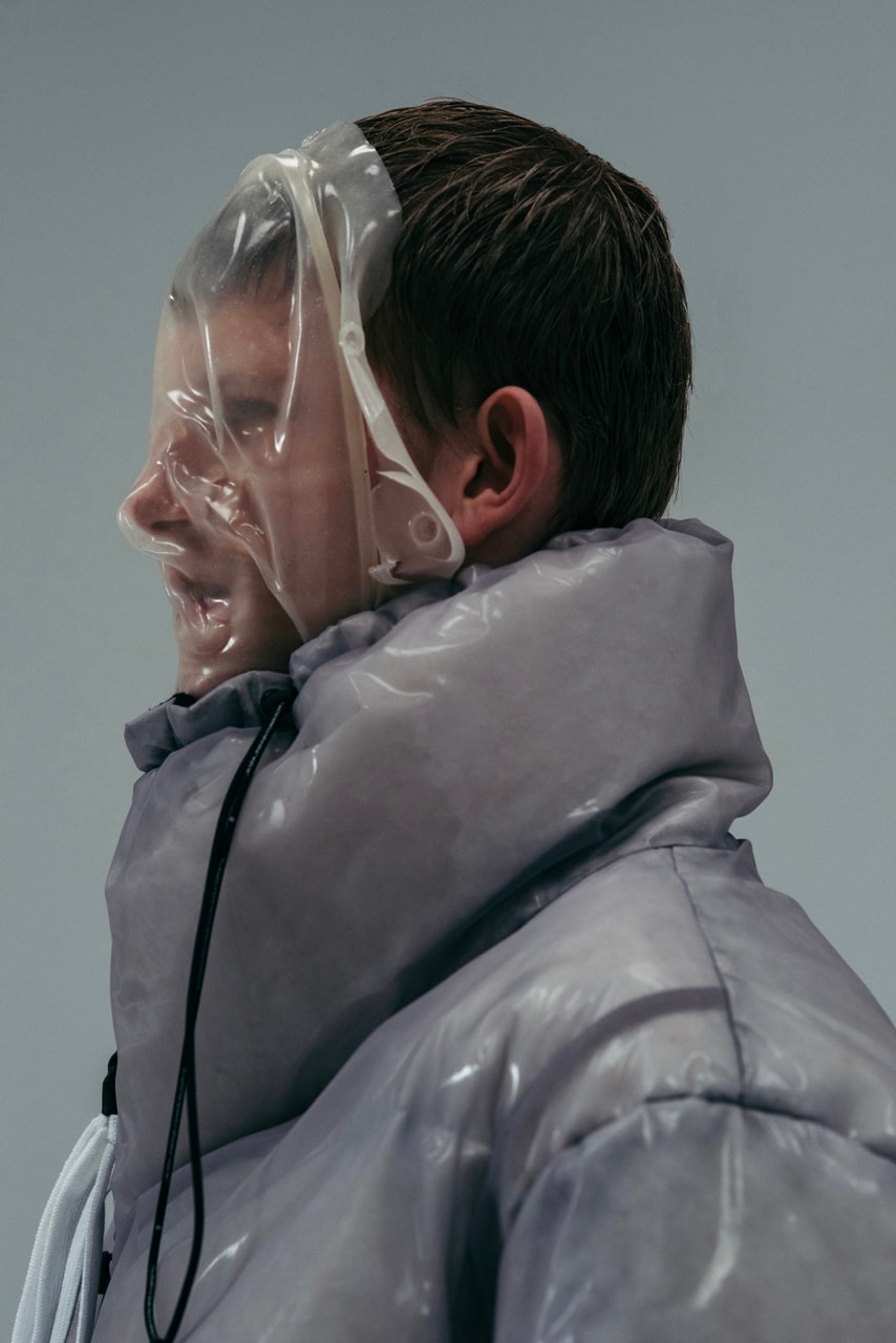 NILøS Fall/Winter 2020 Biotechnology Lookbook Prosthetic Nose Ears Models Future Techno