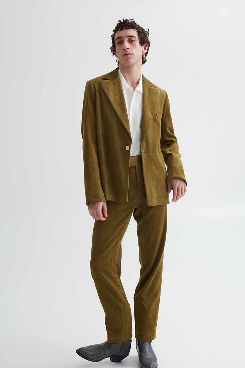Séfr Fall/Winter 2020 "Beiti" Collection Lookbook Menswear Clothing Release Information FW20 Lebanese Heritage Culture Tailoring Shirts Trousers T-Shirts Sweaters Knitwear Scarf Beanie
