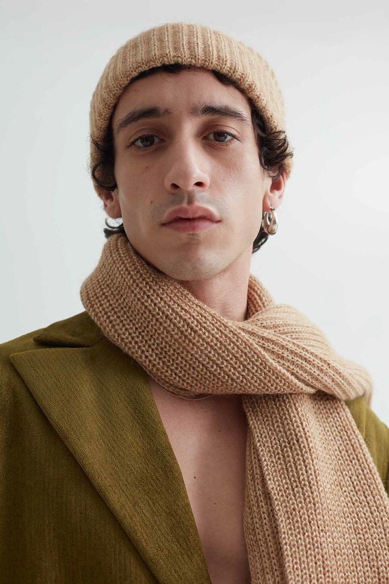 Séfr Fall/Winter 2020 "Beiti" Collection Lookbook Menswear Clothing Release Information FW20 Lebanese Heritage Culture Tailoring Shirts Trousers T-Shirts Sweaters Knitwear Scarf Beanie