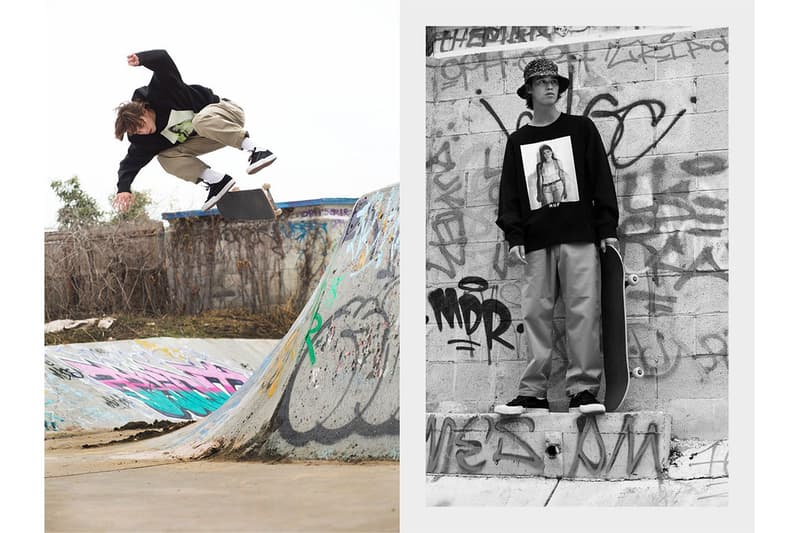 UNITED ARROWS & SONS x HUF "Downhill 2" Lookbook matt hensley keith hufnagel collection lookbook grant brittain japan exclusive release date january 10 2020 wssf studio