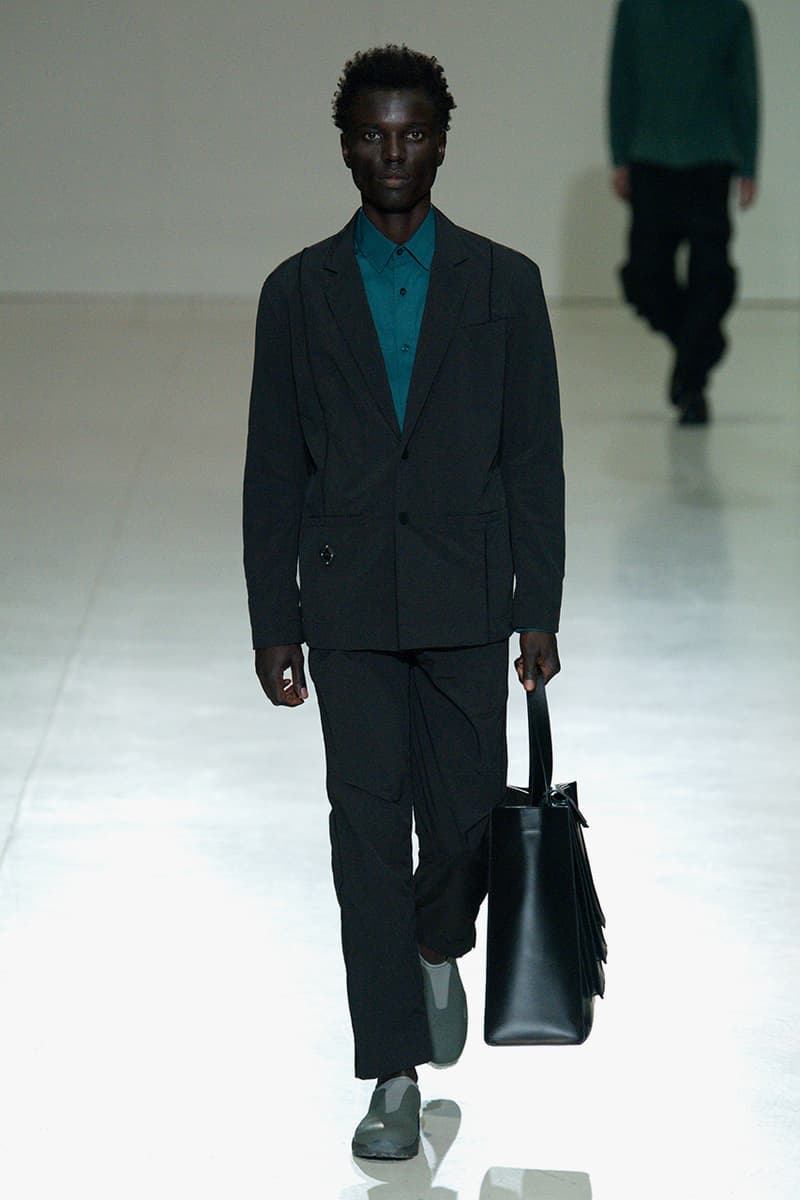 A-COLD-WALL* Fall/Winter 2020 Milan Fashion Week Runway Formal Clothing Samuel Ross Designs Looks Tailoring Coats Shirts Blazers Suits 