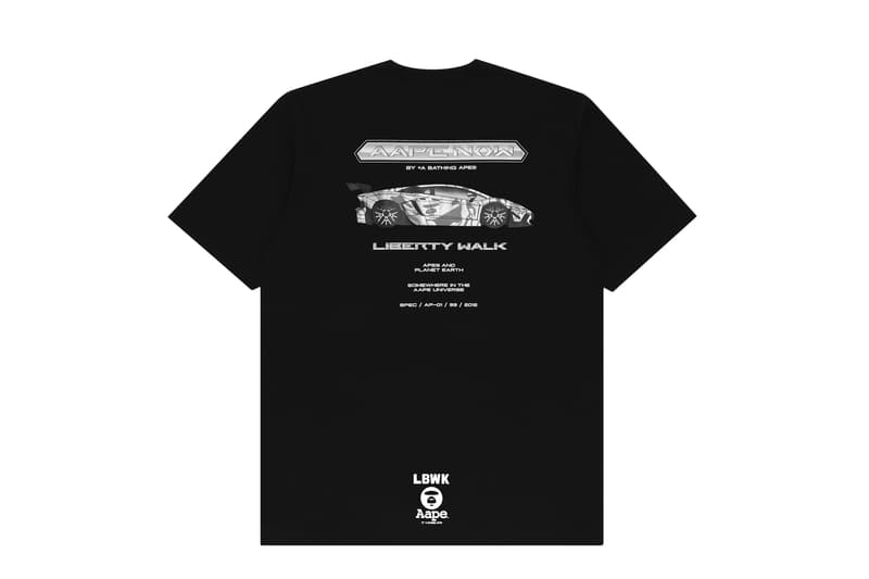 Liberty Walk x AAPE Capsule Release collaborations aape by a bathing ape cars automotive japan