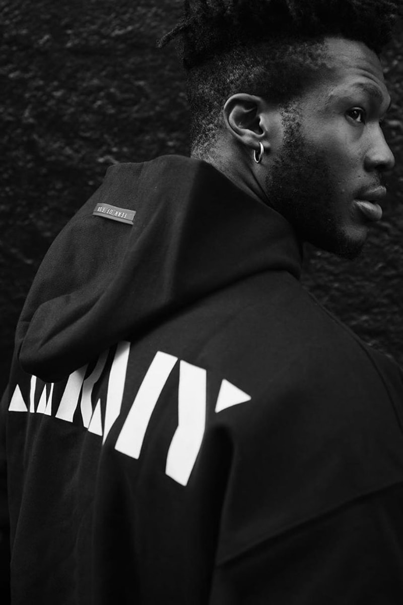 Fear of God x AARMY Pop-Up Collaborative Capsule hoodie tee shirt sweater exclusive release date info buy january 27 2020