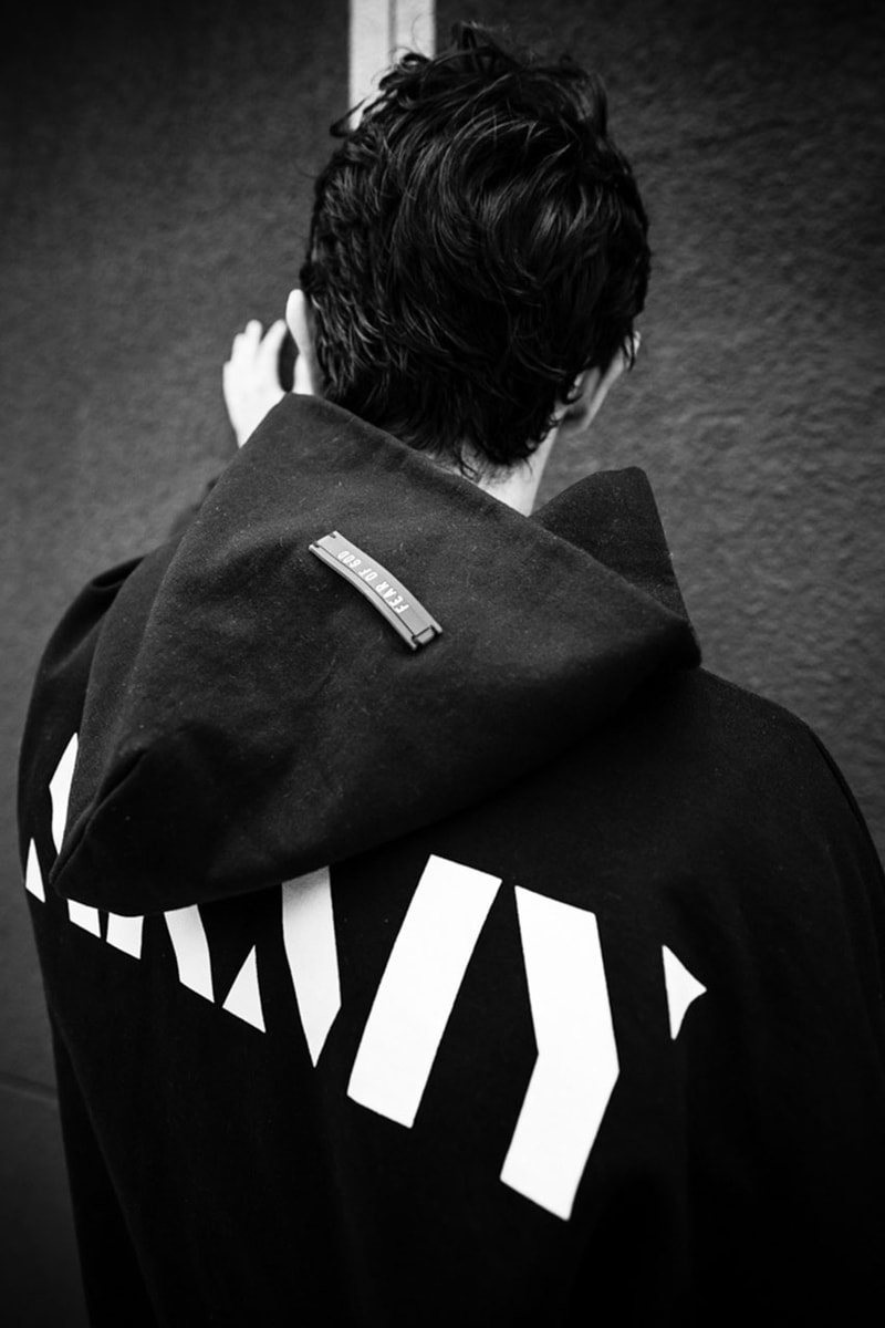 Fear of God x AARMY Pop-Up Collaborative Capsule hoodie tee shirt sweater exclusive release date info buy january 27 2020