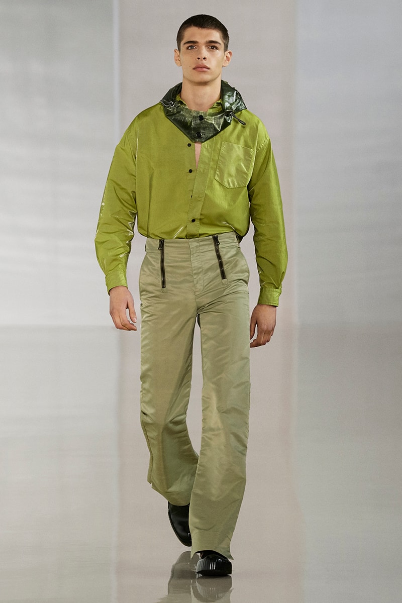 Acne Studios Fall Winter 2020 Collection Runway Paris Fashion Week Scandinavian minimalism co ed mens womens gender fluid cream color shades leather sweden Johnny Johansson