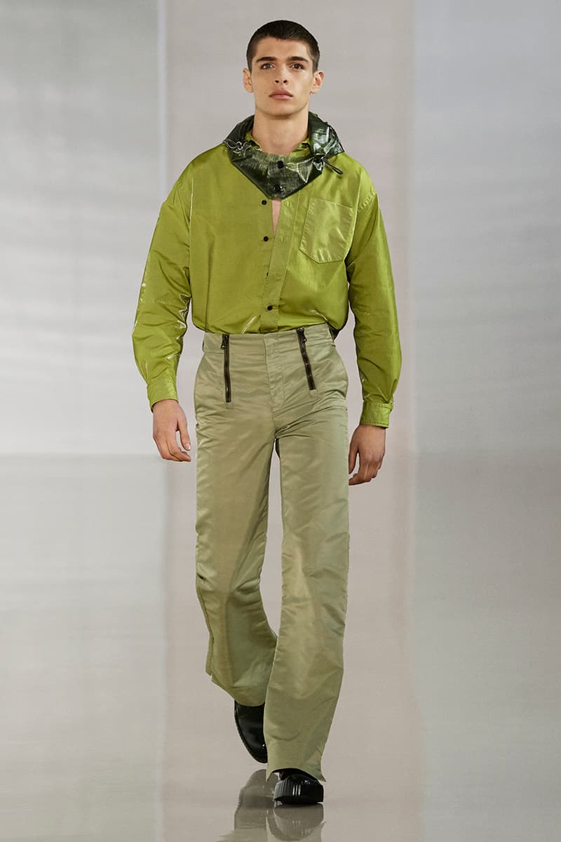 Acne Studios Fall Winter 2020 Collection Runway Paris Fashion Week Scandinavian minimalism co ed mens womens gender fluid cream color shades leather sweden Johnny Johansson