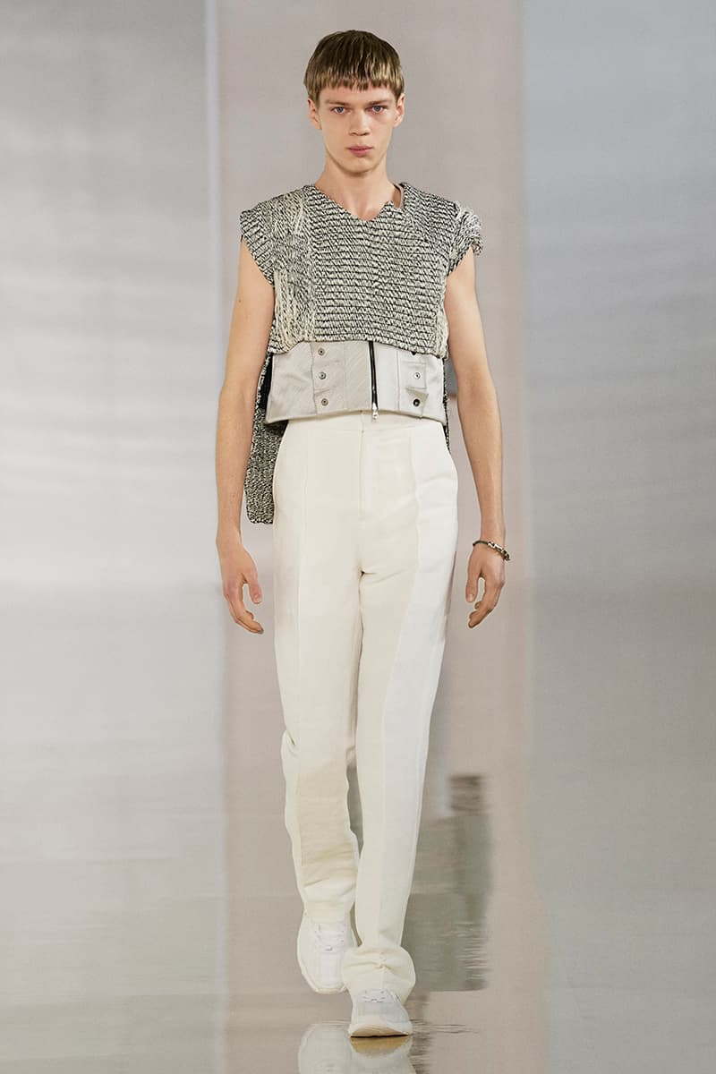 Acne Studios Fall Winter 2020 Collection Runway Paris Fashion Week Scandinavian minimalism co ed mens womens gender fluid cream color shades leather sweden Johnny Johansson