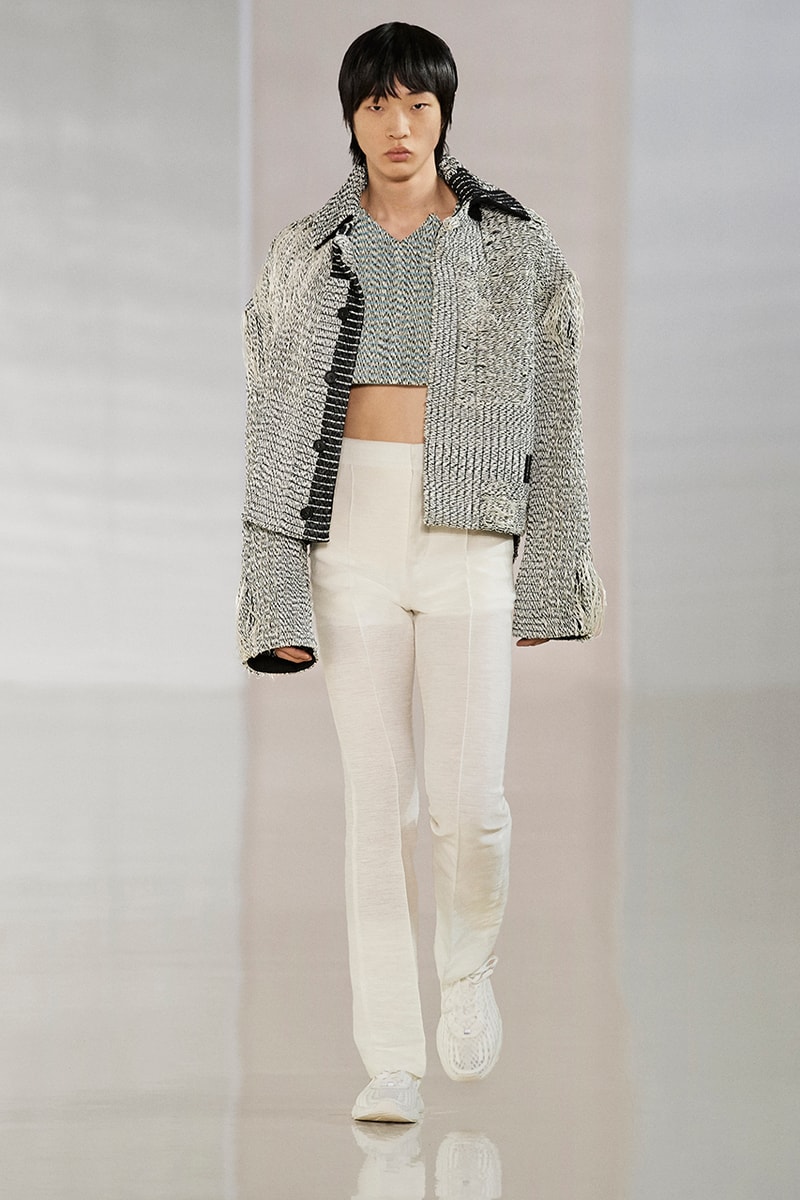 Acne Studios Fall Winter 2020 Collection Runway Paris Fashion Week Scandinavian minimalism co ed mens womens gender fluid cream color shades leather sweden Johnny Johansson