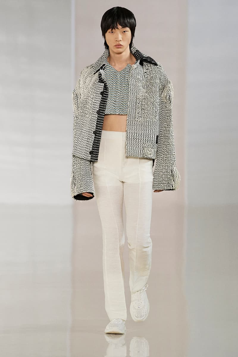 Acne Studios Fall Winter 2020 Collection Runway Paris Fashion Week Scandinavian minimalism co ed mens womens gender fluid cream color shades leather sweden Johnny Johansson