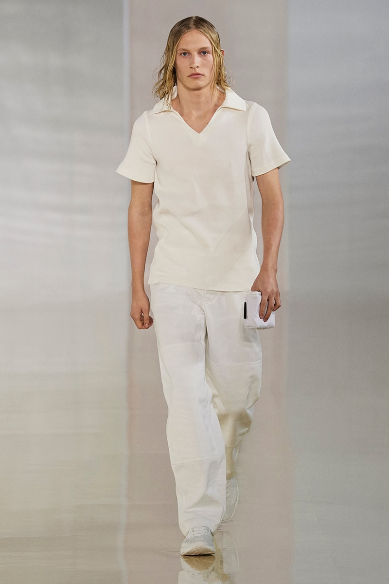 Acne Studios Fall Winter 2020 Collection Runway Paris Fashion Week Scandinavian minimalism co ed mens womens gender fluid cream color shades leather sweden Johnny Johansson