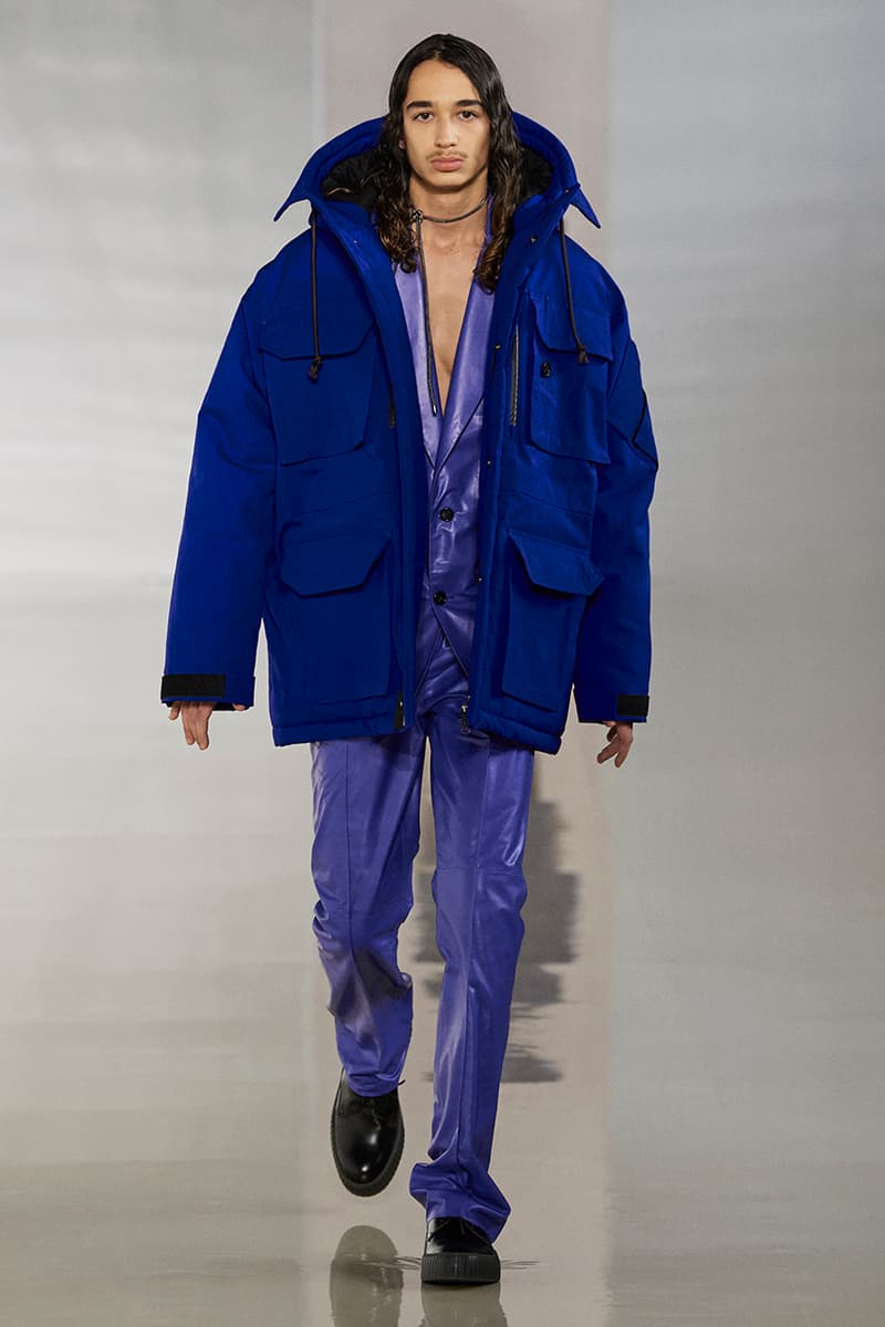 Acne Studios Fall Winter 2020 Collection Runway Paris Fashion Week Scandinavian minimalism co ed mens womens gender fluid cream color shades leather sweden Johnny Johansson