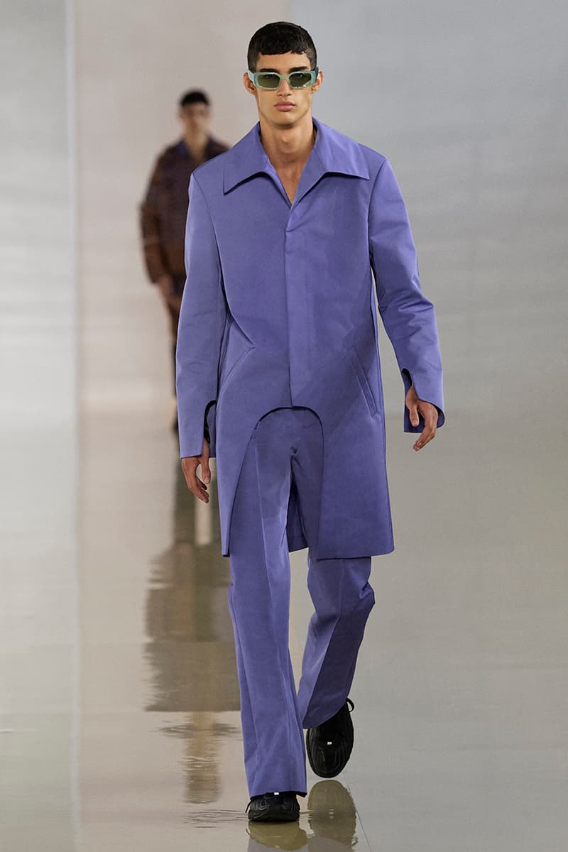 Acne Studios Fall Winter 2020 Collection Runway Paris Fashion Week Scandinavian minimalism co ed mens womens gender fluid cream color shades leather sweden Johnny Johansson