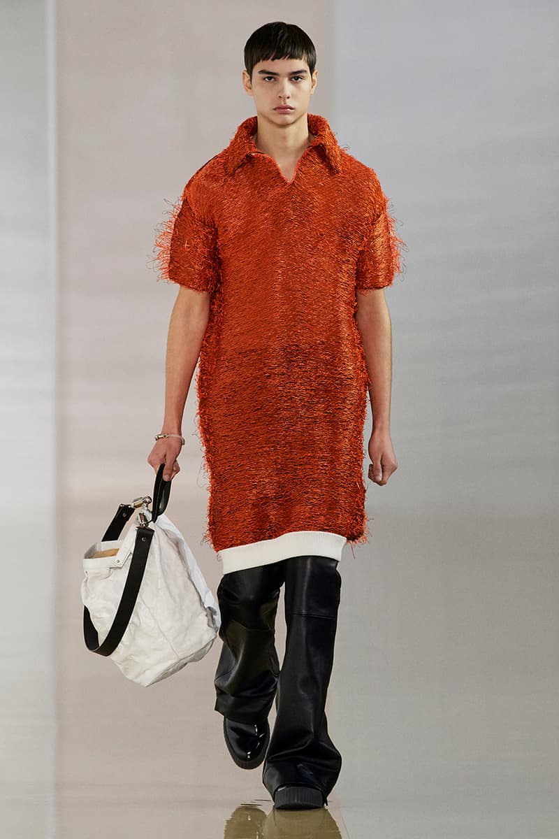Acne Studios Fall Winter 2020 Collection Runway Paris Fashion Week Scandinavian minimalism co ed mens womens gender fluid cream color shades leather sweden Johnny Johansson