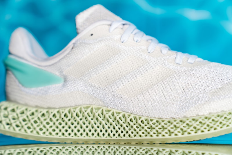 adidas 4d run 1 0 the big game parley futurecraft cloud white blue spirit aero green FV5323 super bowl release date info photos price