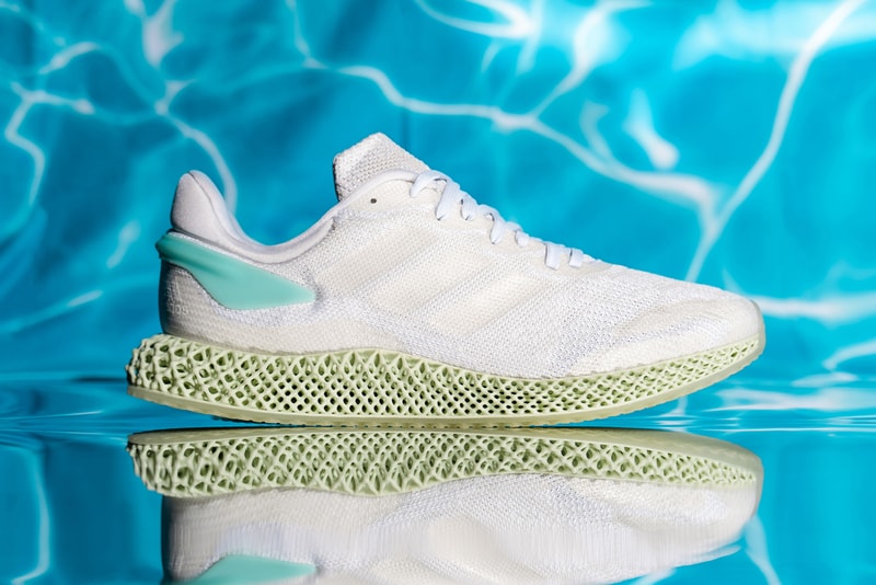 adidas 4d run 1 0 the big game parley futurecraft cloud white blue spirit aero green FV5323 super bowl release date info photos price