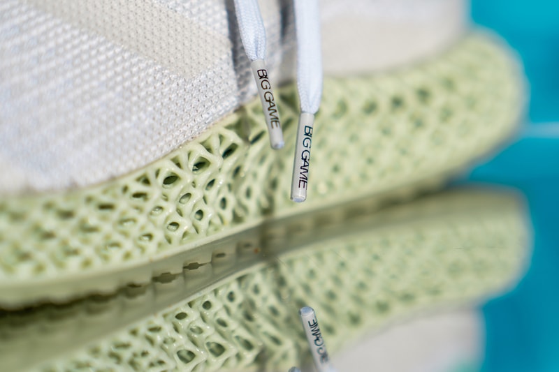 adidas 4d run 1 0 the big game parley futurecraft cloud white blue spirit aero green FV5323 super bowl release date info photos price