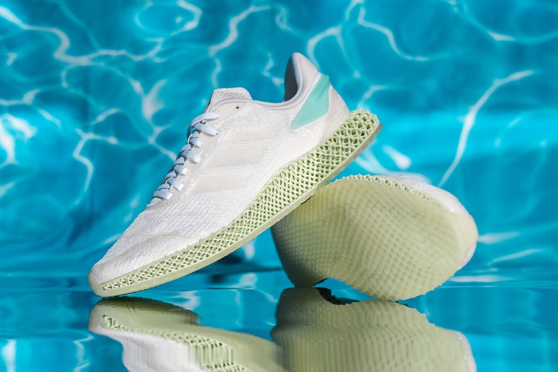 adidas 4d run 1 0 the big game parley futurecraft cloud white blue spirit aero green FV5323 super bowl release date info photos price