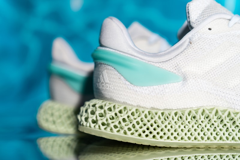 adidas 4d run 1 0 the big game parley futurecraft cloud white blue spirit aero green FV5323 super bowl release date info photos price