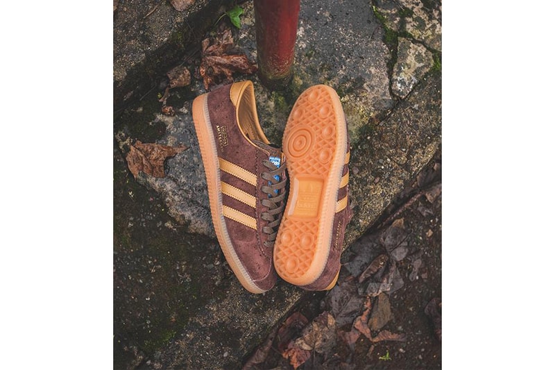 adidas Originals Amsterdam "City Series" Release Information "DUSRUS/BROWN/MESA" EF5791 Classic Footwear Sneaker Three Stripes Suede Trefoil Gum Sole 1990