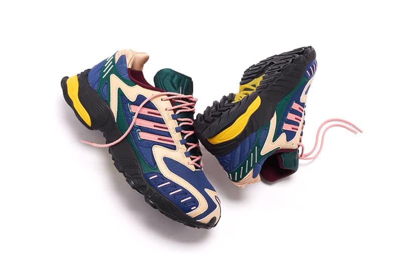 adidas torsion trdc tech indigo glory pink collegiate green EF4806 release date info photos price