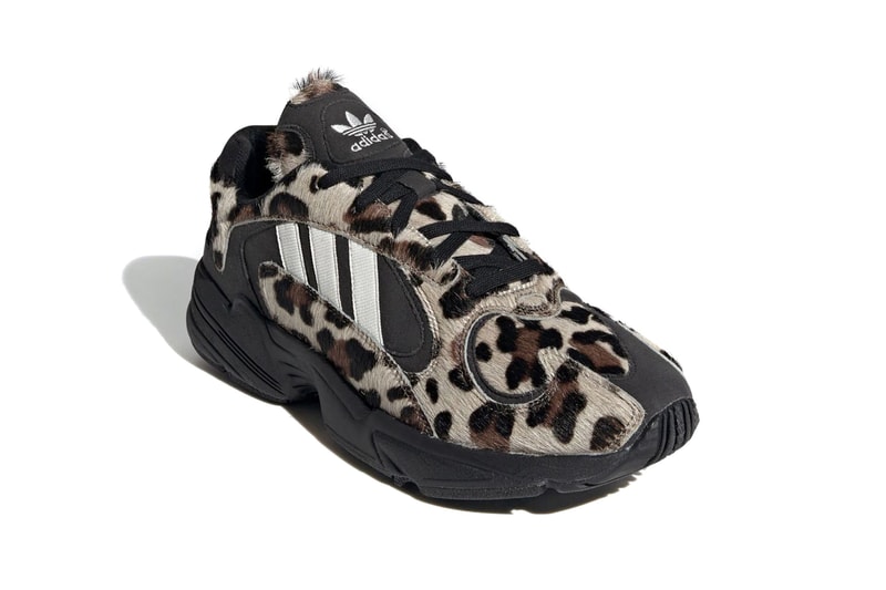 adidas Yung 1 Core Black Simple Brown off white sneakers shoes footwear runners trainers kicks cheetah pony hair spring summer 2020 originals eg8726 print pattern three stripes