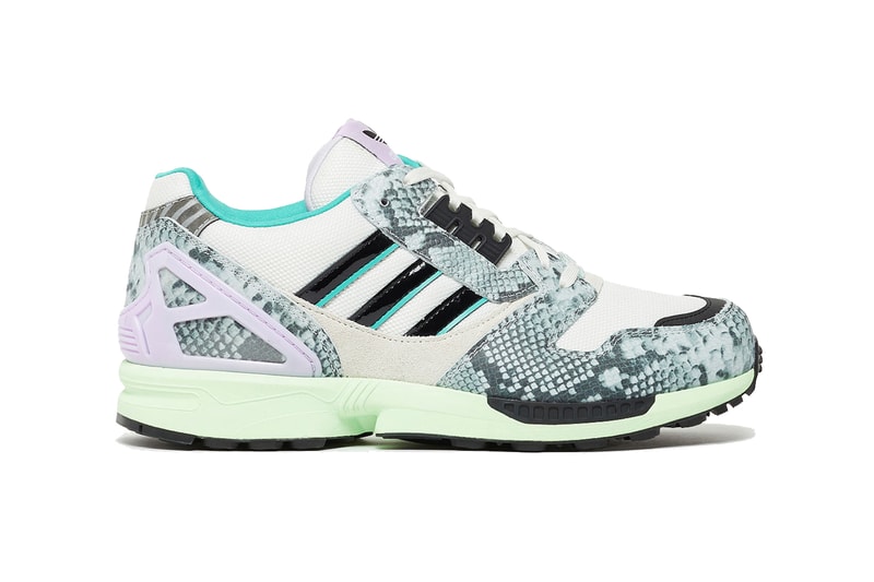 adidas zx 8000 lethal nights pack snakeskin white tint core black hi res aqua FW2152 release date info photos price