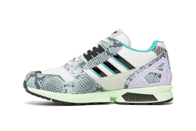 adidas zx 8000 lethal nights pack snakeskin white tint core black hi res aqua FW2152 release date info photos price