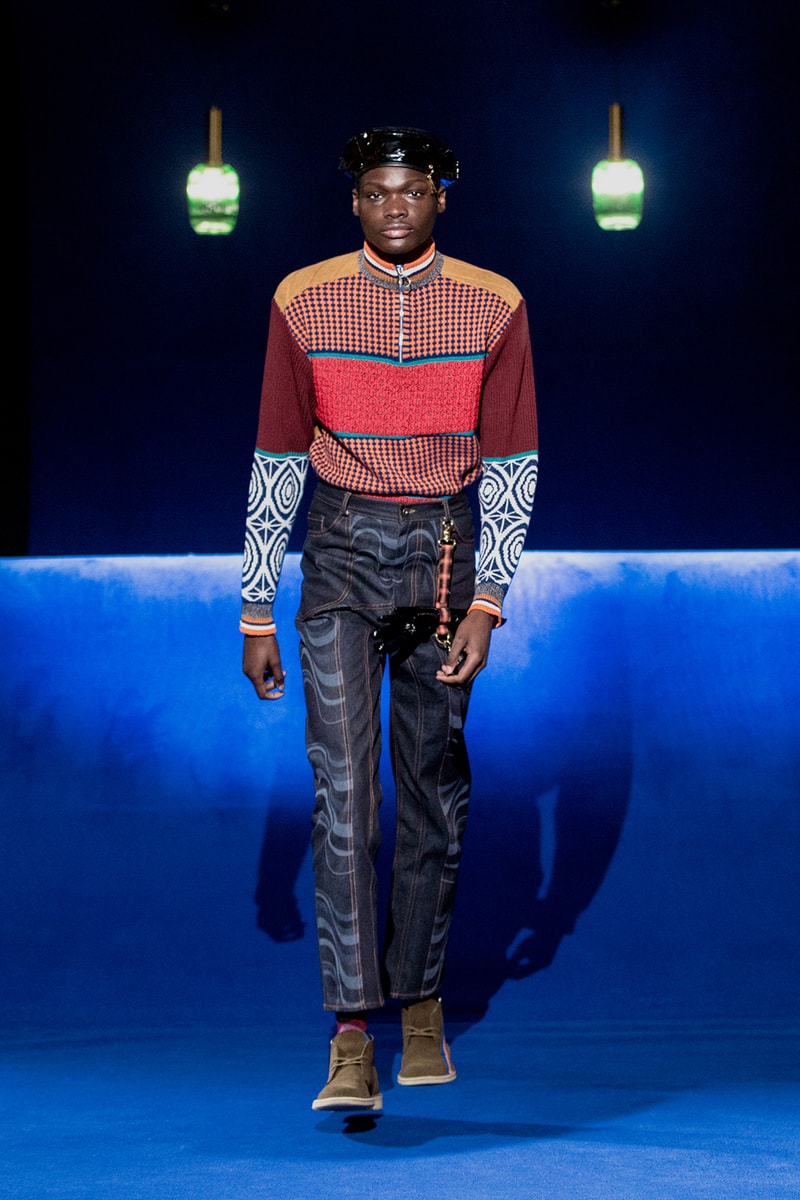 ahluwalia studio priya backstage fall winter 2020 adidas superstar clarks wallabee sustainable 60s 1965 Barbara Brown release information first look collection