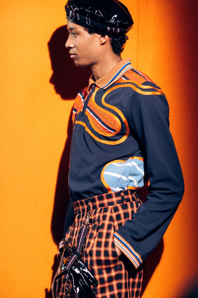 ahluwalia studio priya backstage fall winter 2020 adidas superstar clarks wallabee sustainable 60s 1965 Barbara Brown release information first look collection