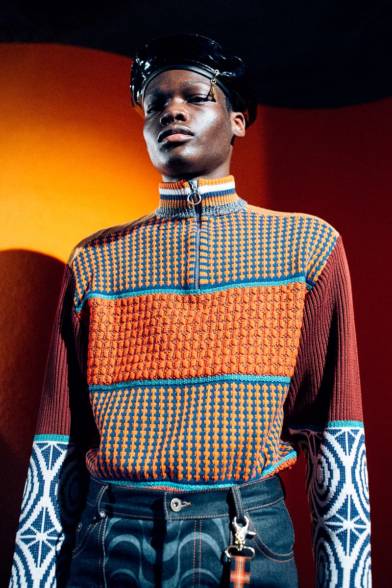 ahluwalia studio priya backstage fall winter 2020 adidas superstar clarks wallabee sustainable 60s 1965 Barbara Brown release information first look collection