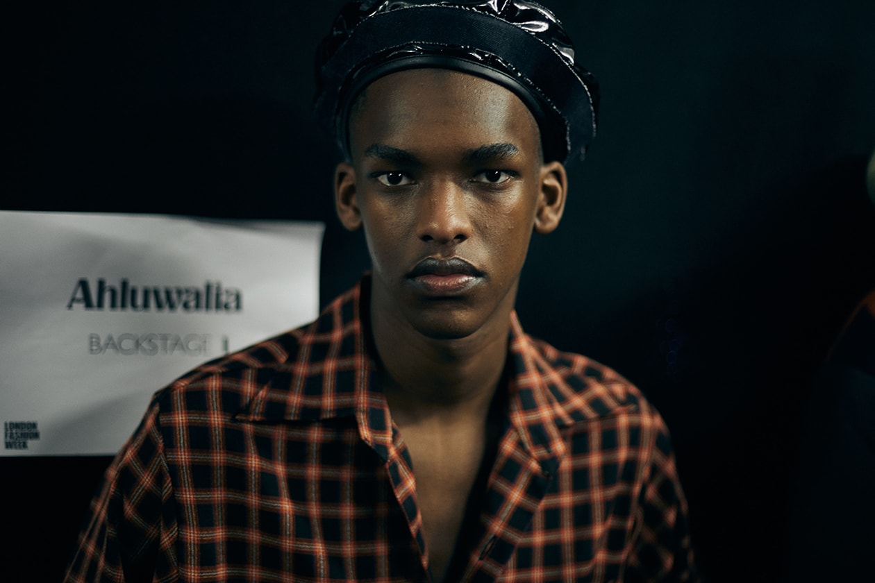 ahluwalia studio priya backstage fall winter 2020 adidas superstar clarks wallabee sustainable 60s 1965 Barbara Brown release information first look collection